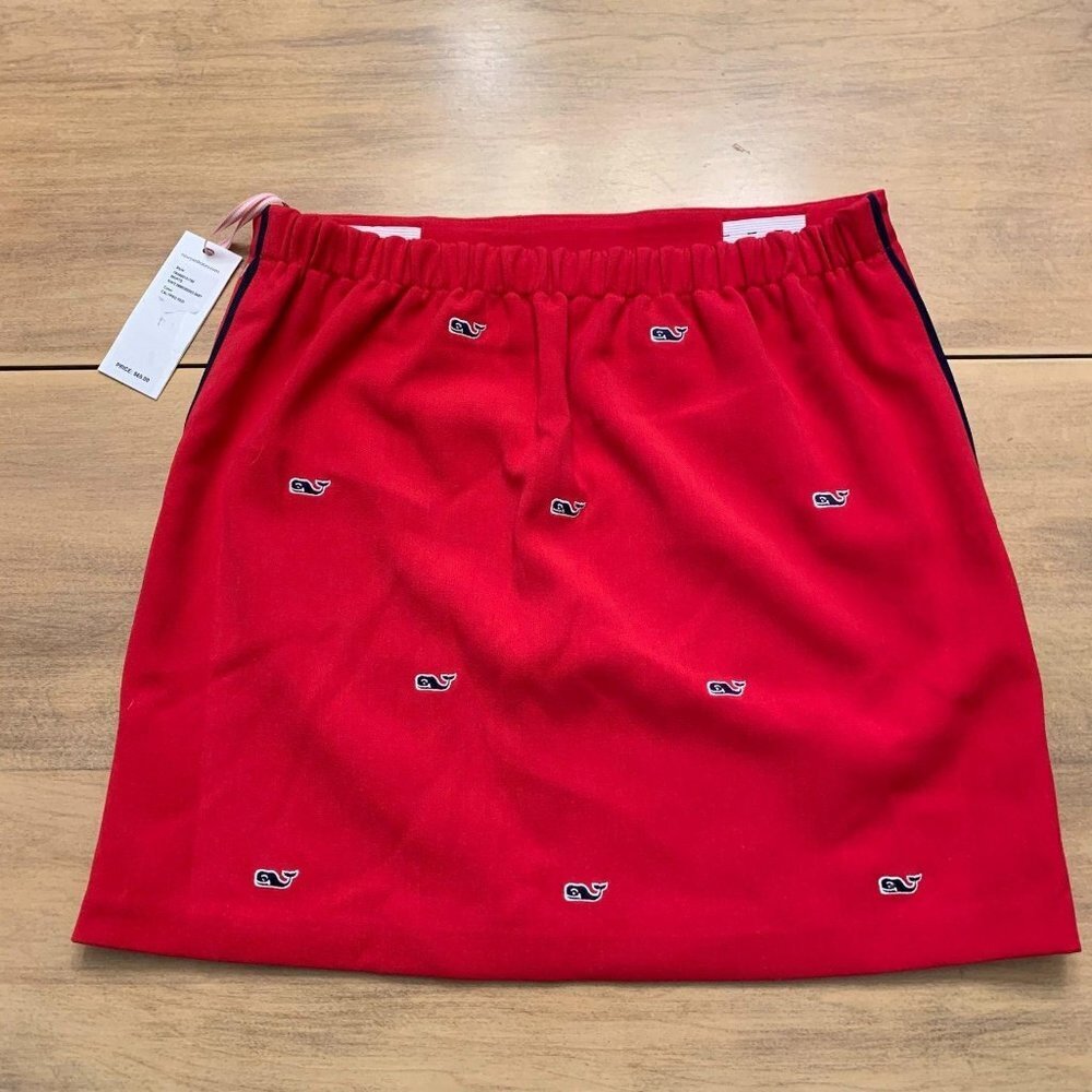 NWT Vineyard Vines Girls Ponte Embroidered Skirt
